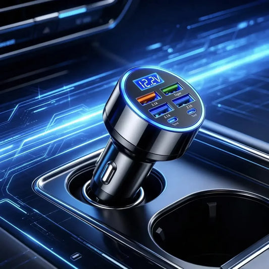 Carboost Power Hub Pro – Chargeur Allume-Cigare 30W avec Indicateur de Batterie