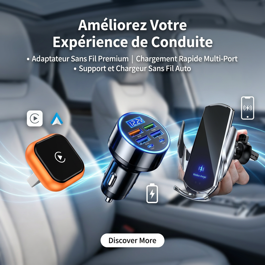 Pack Conduite Parfaite – Adaptateur 2-en-1 + AutoLock Pro + Power Hub 30W