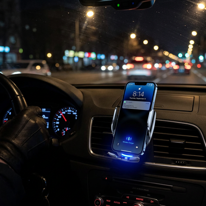 Support AutoLock Pro de nuit avec LED bleue dans l'habitacle